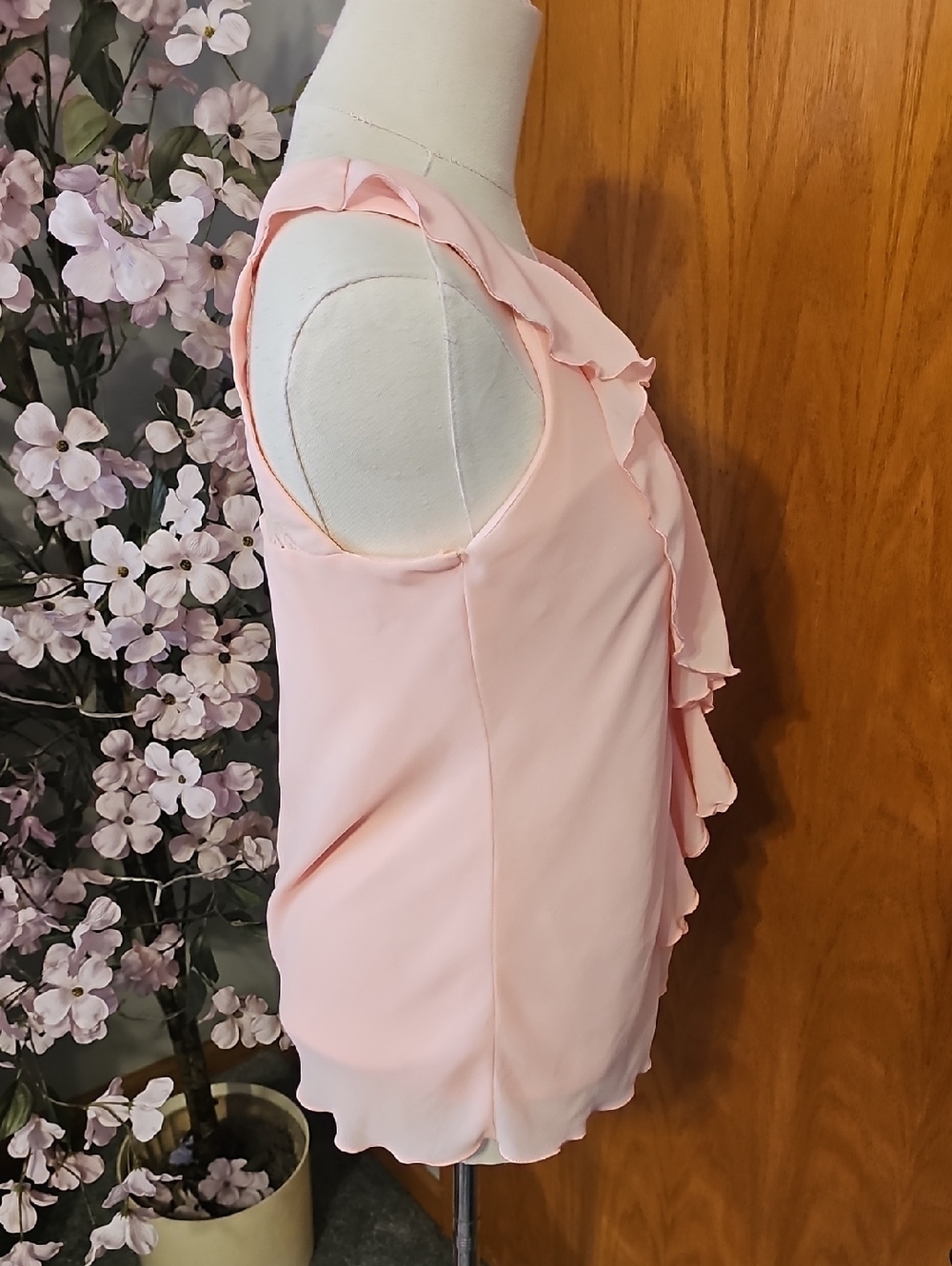 A.byer Light Pink Chiffon Tank Top - Picture 6 of 7